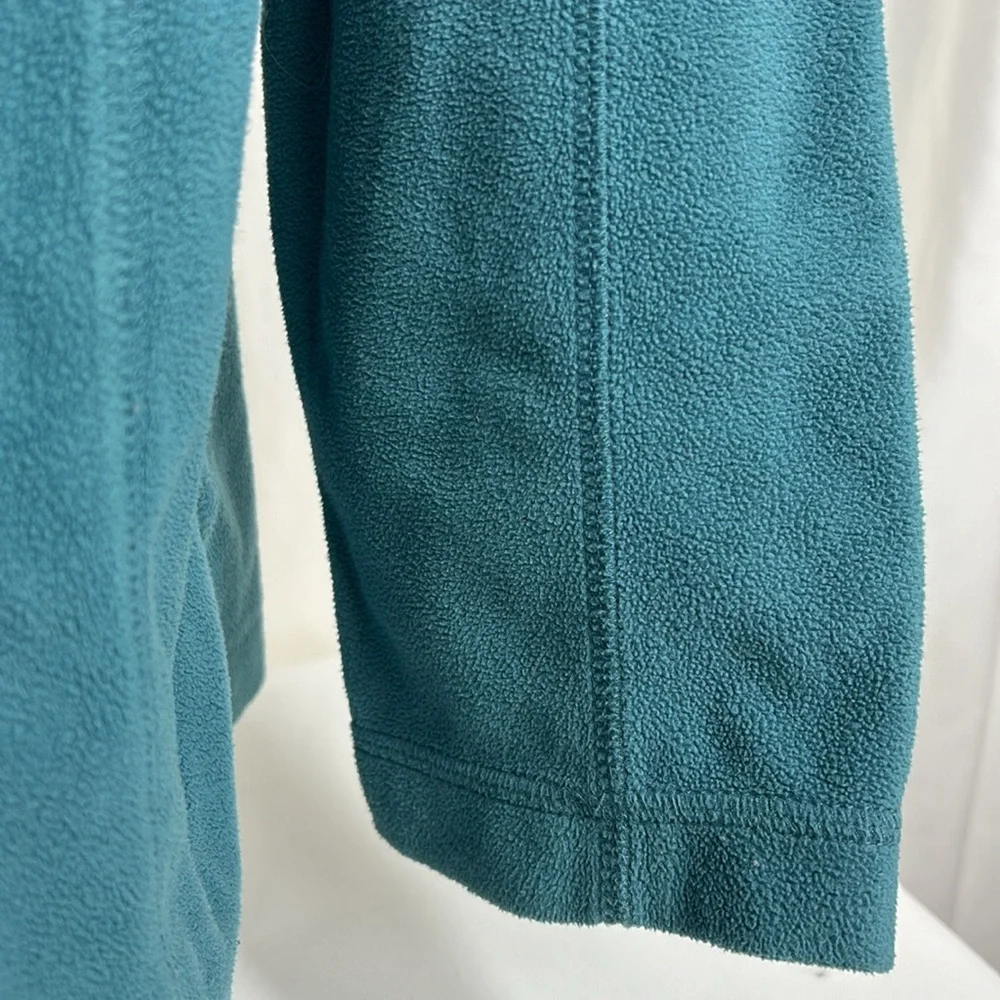 Columbia Men’s Size XL Blue Green 1/4 Zip Fleece Pullover Long Sleeve Shirt